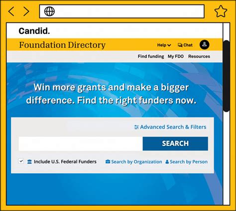 foundation name search.